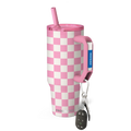 Thicc Buddy 40oz | Pink Checkered image 1