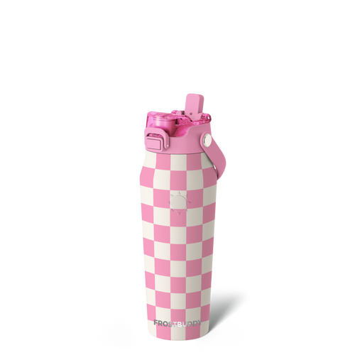 Bottle Buddy 24oz | Pink Checkered image 1
