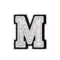 Budz | Silver Letter M image 1