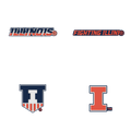 Budz | Illinois Fighting Illini | 4-Pack Bundle image 1