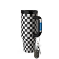 Thicc Buddy 40oz | Black & White Checkered image 1