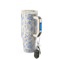 Thicc Buddy 40oz | Blue Floral image 1